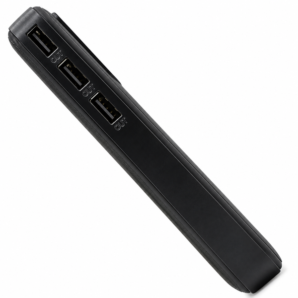 Зовнішній акумулятор (Повербанк) A14 40000 мА&middot;год (3xUSB, LED-дисплей, ліхтарик) PW-A14 фото