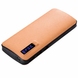 Повербанк 20000 мА&middot;ч 3&times;USB LCD-дисплей корпус из экокожи, коричневый PB-20BR фото 1