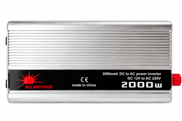 Автомобільний інвертор Solar Power 2000W (перетворювач напруги з 12V на 220V, USB, захист) SP-2000W фото